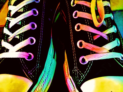 bright converse shoes
