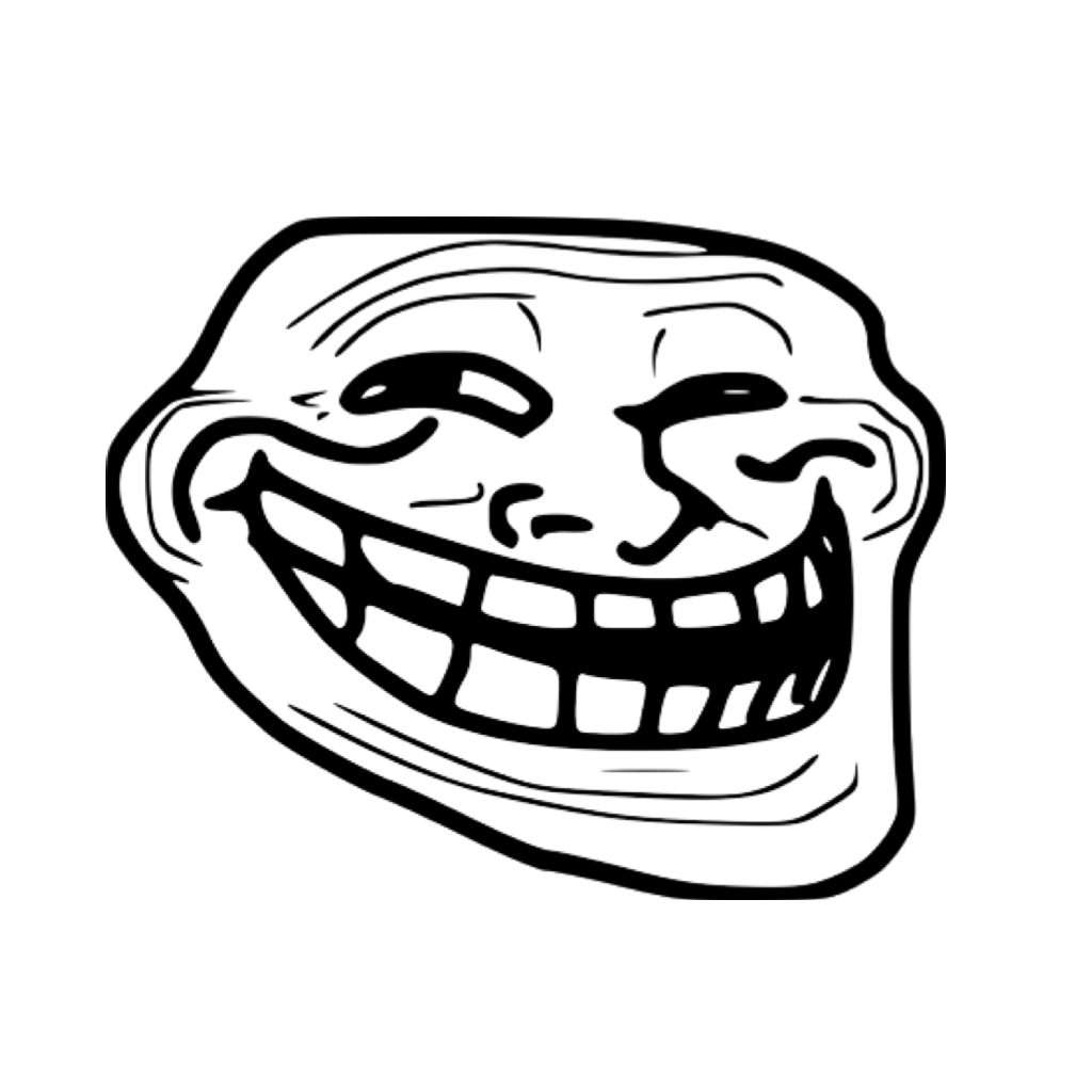 trollface freetoedit #trollface sticker by @victor2497